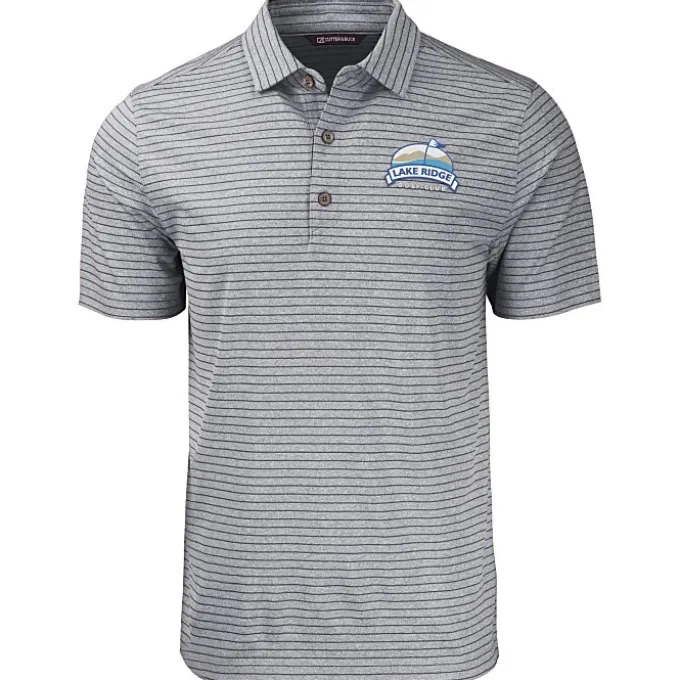 Cutter & Buck Forge Heather Stripe Polo