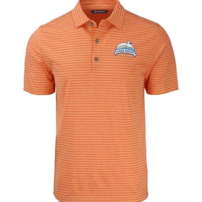 Cutter & Buck Forge Heather Stripe Polo