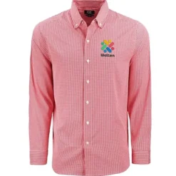 Cutter & Buck Skyline Gingham Dress Shirt - Men's