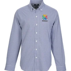 Cutter & Buck Skyline Gingham Dress Shirt - Men's