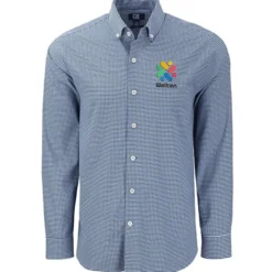 Cutter & Buck Skyline Gingham Dress Shirt - Men's