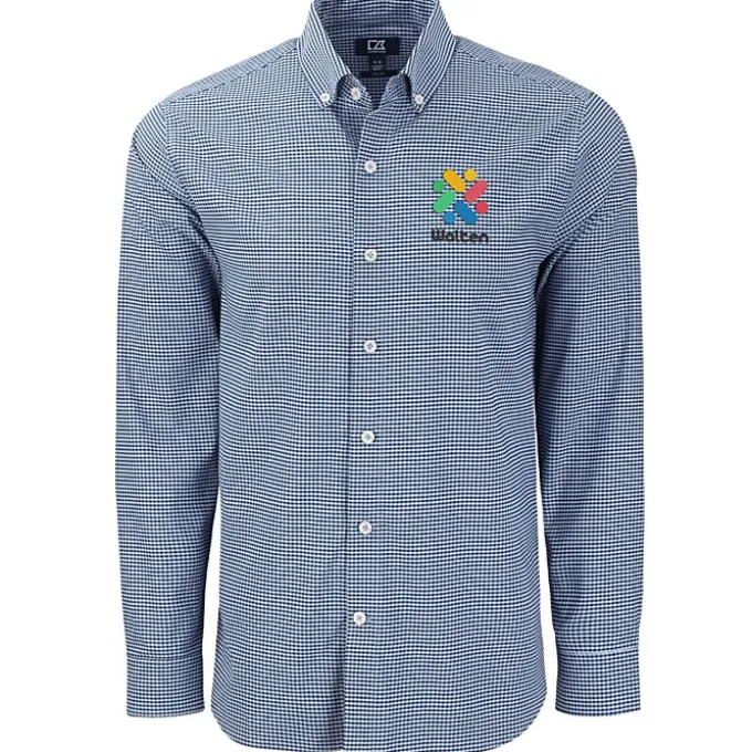 Cutter & Buck Skyline Gingham Dress Shirt - Men's