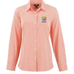 Cutter & Buck Skyline Gingham Dress Shirt - Ladies'