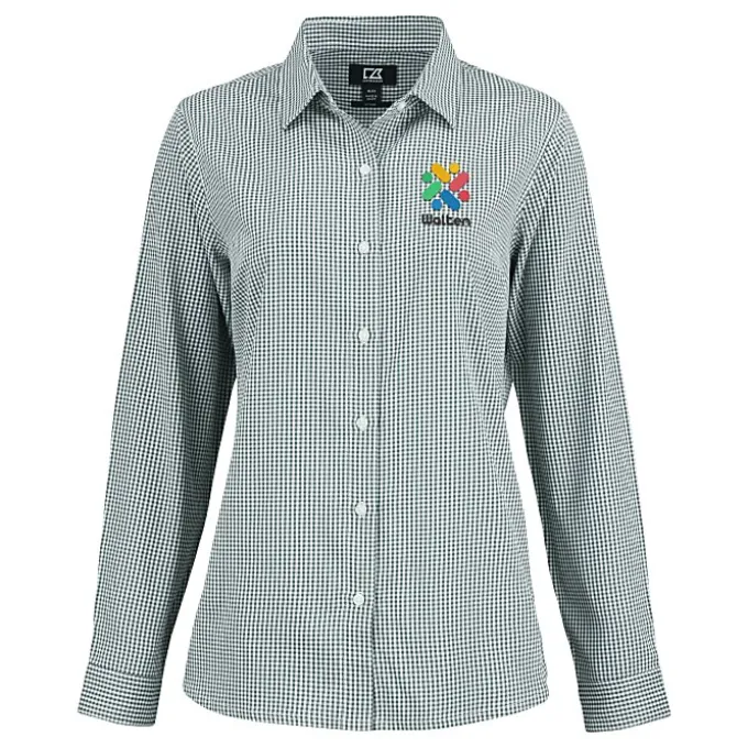 Cutter & Buck Skyline Gingham Dress Shirt - Ladies'