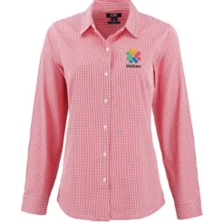 Cutter & Buck Skyline Gingham Dress Shirt - Ladies'