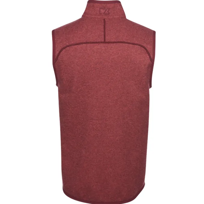 Cutter & Buck Sweater Knit Fleece Vest - Men's