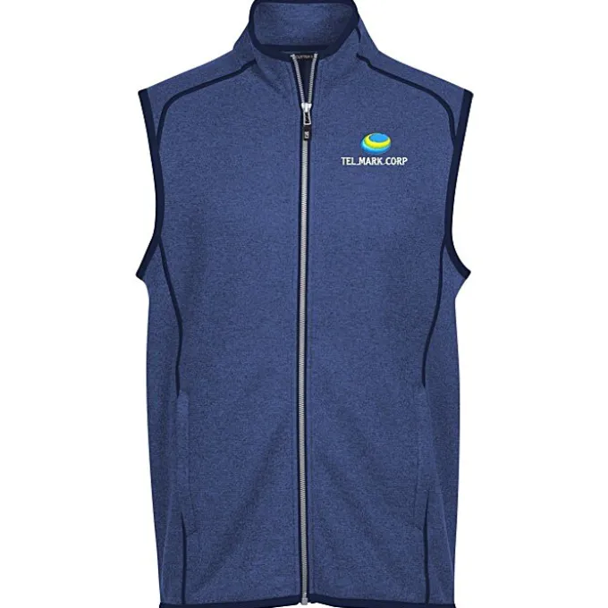 Cutter & Buck Sweater Knit Fleece Vest - Men's