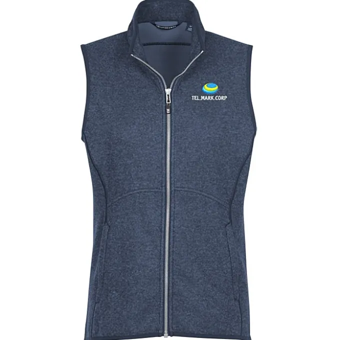 Cutter & Buck Sweater Knit Fleece Vest - Ladies'