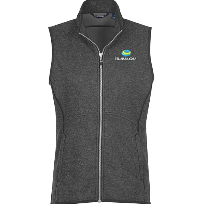 Cutter & Buck Sweater Knit Fleece Vest - Ladies'