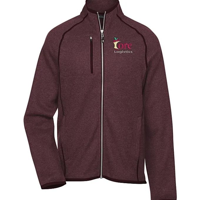 Cutter & Buck Sweater Knit Fleece Jacket - Men's