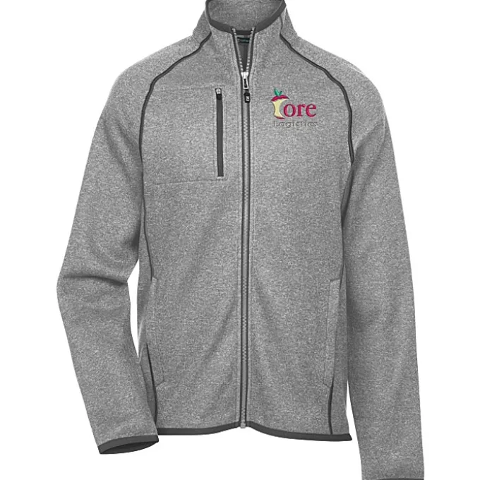 Cutter & Buck Sweater Knit Fleece Jacket - Men's