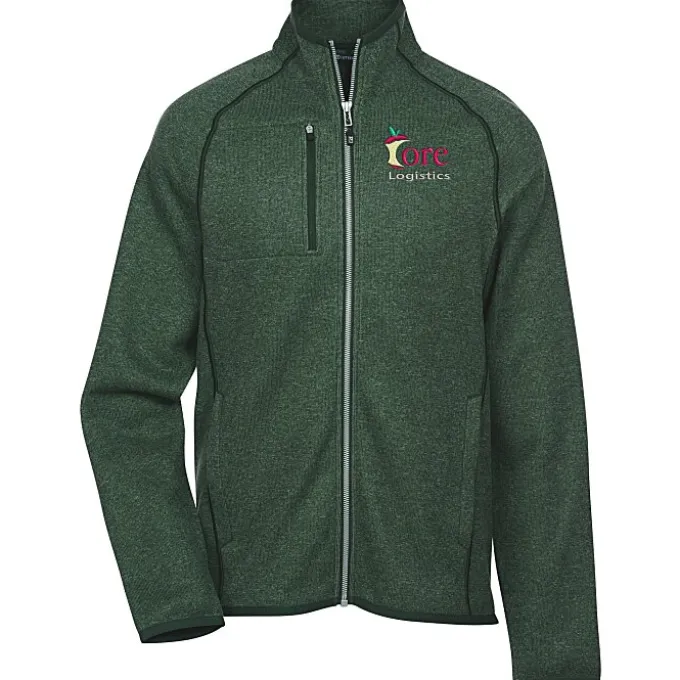 Cutter & Buck Sweater Knit Fleece Jacket - Men's
