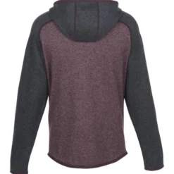 Cutter & Buck Sweater Knit Hooded Fleece Jacket - Men's