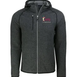 Cutter & Buck Sweater Knit Hooded Fleece Jacket - Men's