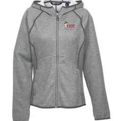Cutter & Buck Sweater Knit Hooded Fleece Jacket - Ladies'