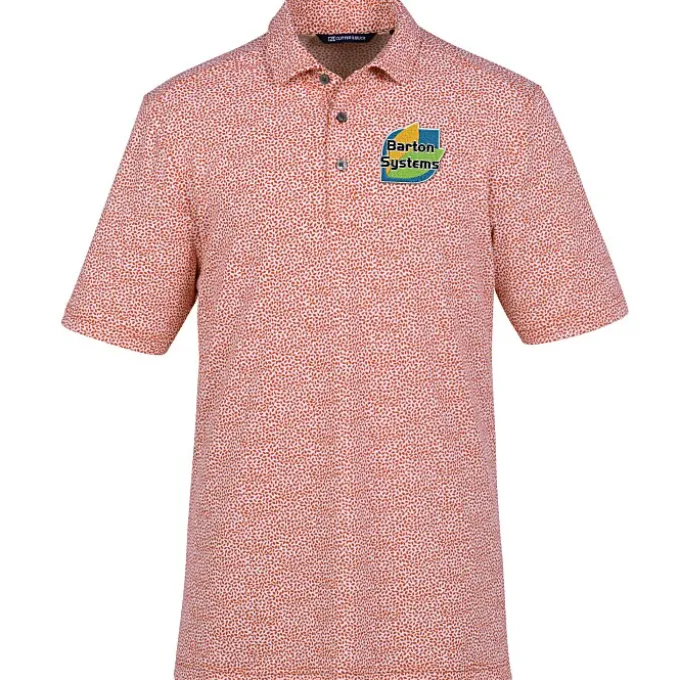 Cutter & Buck Virtue Pique Botanical Print Polo