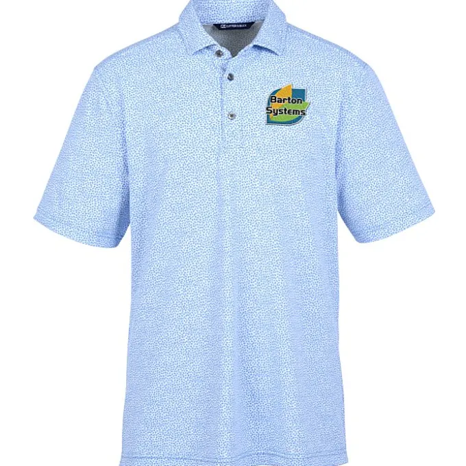 Cutter & Buck Virtue Pique Botanical Print Polo