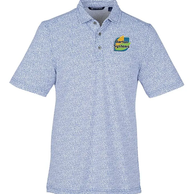 Cutter & Buck Virtue Pique Botanical Print Polo