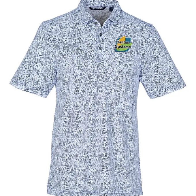 Cutter & Buck Virtue Pique Botanical Print Polo