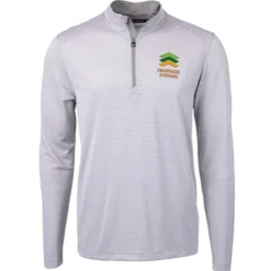 Cutter & Buck Virtue Pique Micro Stripe 1/4-Zip Pullover