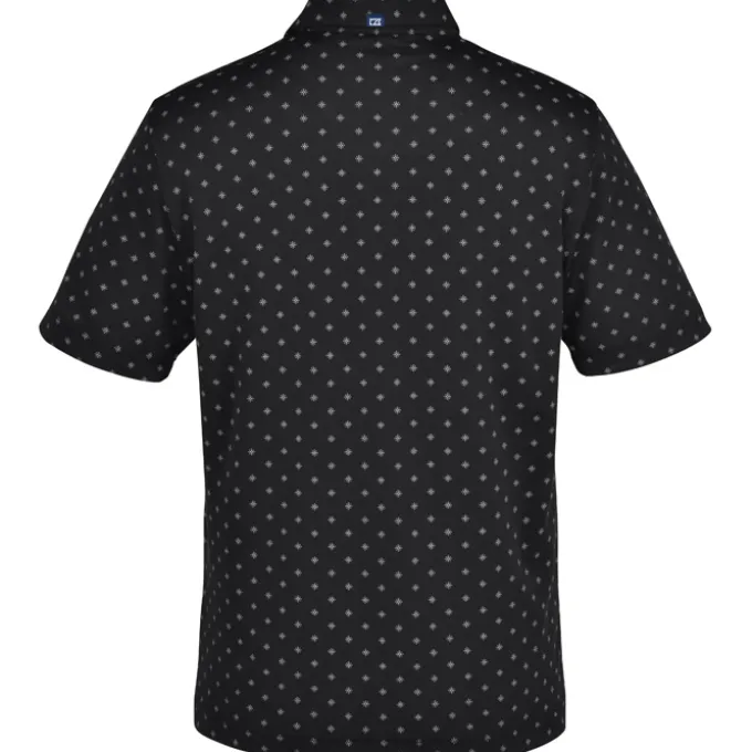 Cutter & Buck Virtue Pique Tile Print Polo