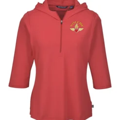 Cutter & Buck Virtue Pique 1/2-Zip Pullover Hoodie - Ladies'