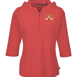 Cutter & Buck Virtue Pique 1/2-Zip Pullover Hoodie - Ladies'
