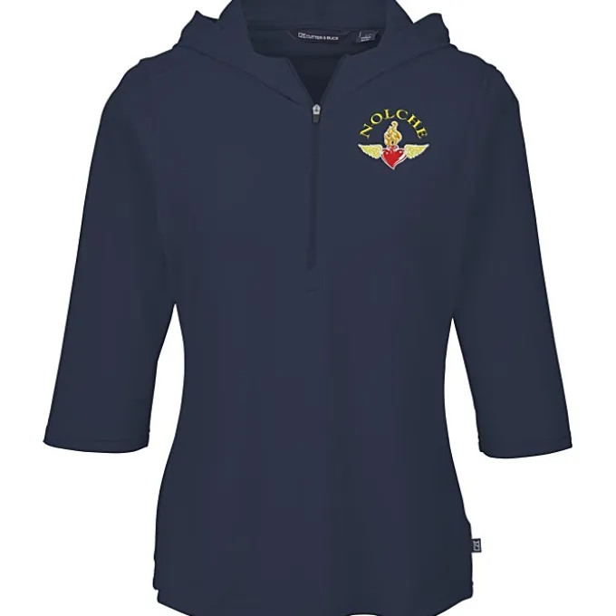 Cutter & Buck Virtue Pique 1/2-Zip Pullover Hoodie - Ladies'