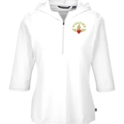 Cutter & Buck Virtue Pique 1/2-Zip Pullover Hoodie - Ladies'