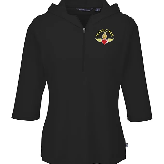 Cutter & Buck Virtue Pique 1/2-Zip Pullover Hoodie - Ladies'