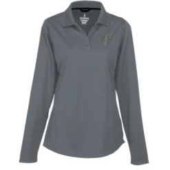 Dade Textured Performance LS Polo - Ladies'