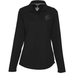 Dade Textured Performance LS Polo - Ladies'