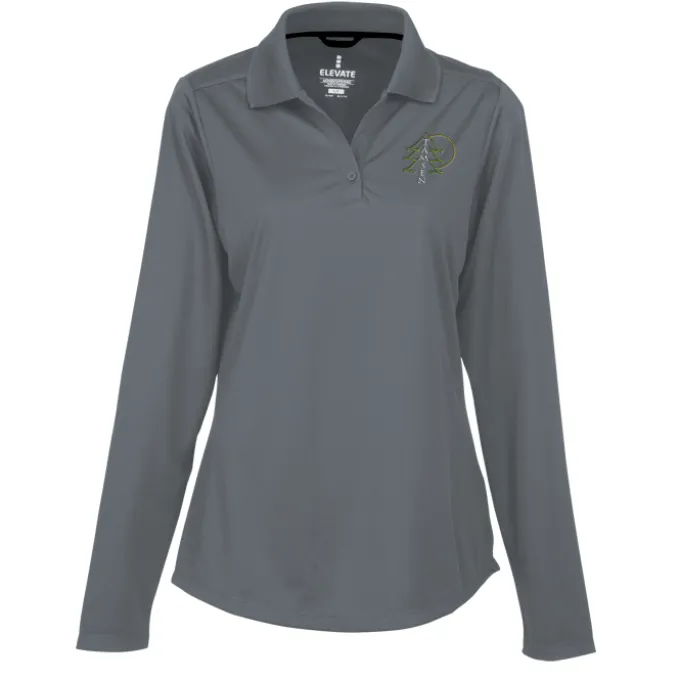 Dade Textured Performance LS Polo - Ladies' - 24 hr