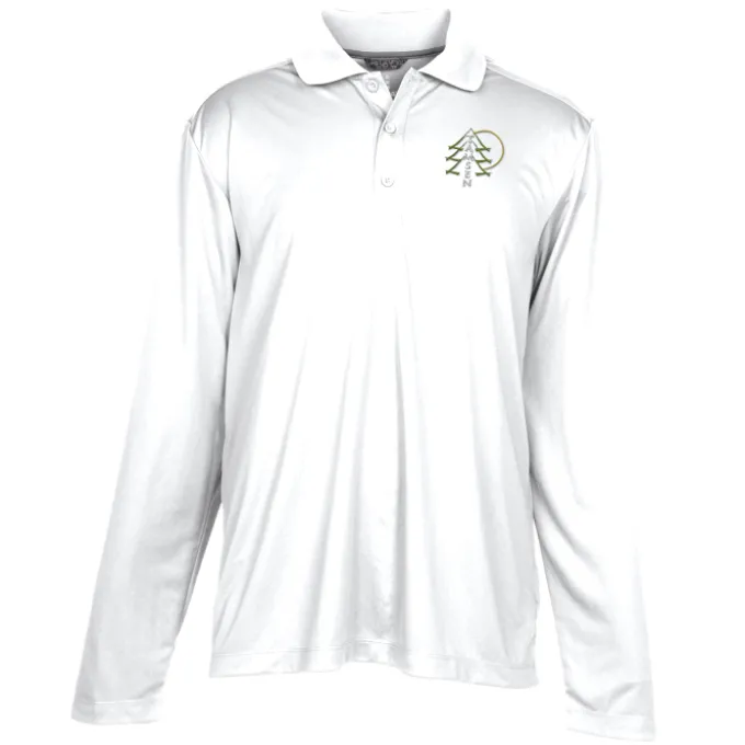 Dade Textured Performance LS Polo - Men's - 24 hr