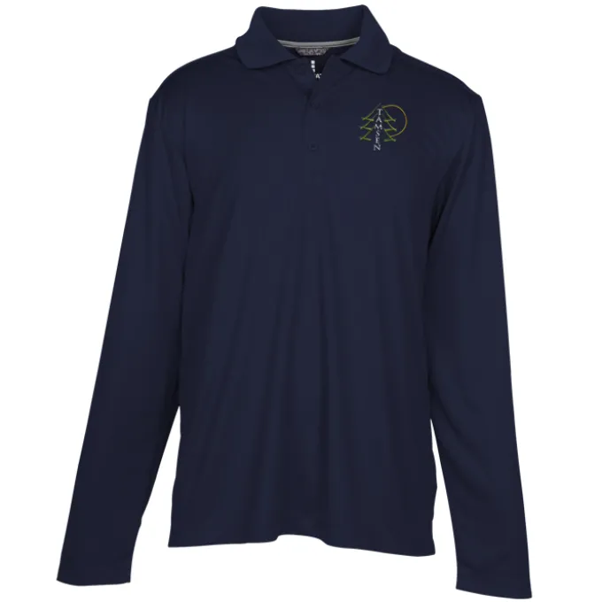 Dade Textured Performance LS Polo - Men's - 24 hr