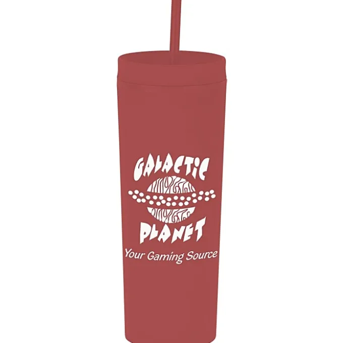 Dash Soft-Touch Acrylic Tumbler with Straw - 17 oz