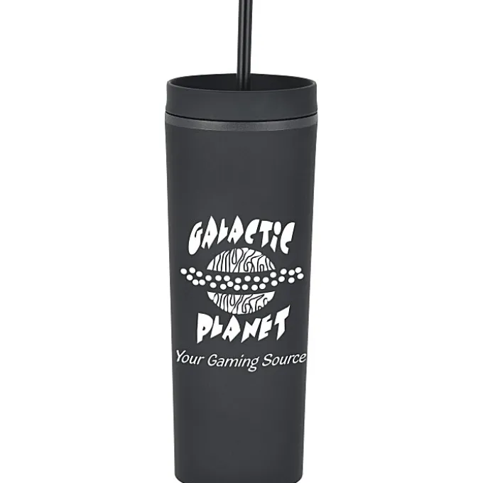Dash Soft-Touch Acrylic Tumbler with Straw - 17 oz - 24 hr
