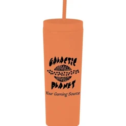 Dash Soft-Touch Acrylic Tumbler with Straw - 17 oz - 24 hr