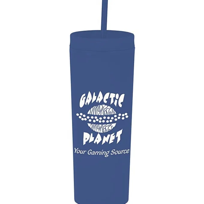 Dash Soft-Touch Acrylic Tumbler with Straw - 17 oz - 24 hr