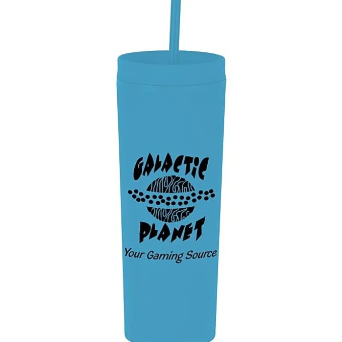 Dash Soft-Touch Acrylic Tumbler with Straw - 17 oz - 24 hr
