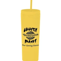 Dash Soft-Touch Acrylic Tumbler with Straw - 17 oz - 24 hr
