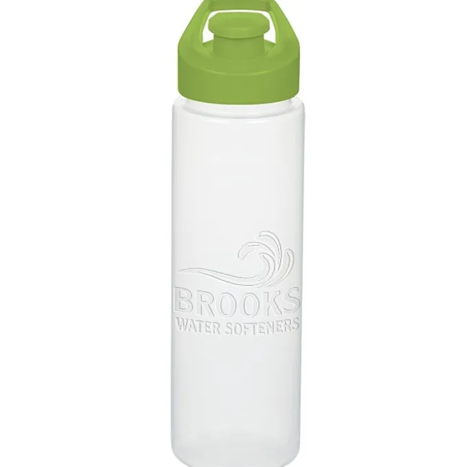 Debossed Imprint Sport Bottle with Flip Up Lid - 24 oz.