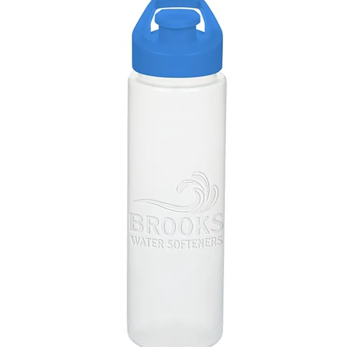 Debossed Imprint Sport Bottle with Flip Up Lid - 24 oz.