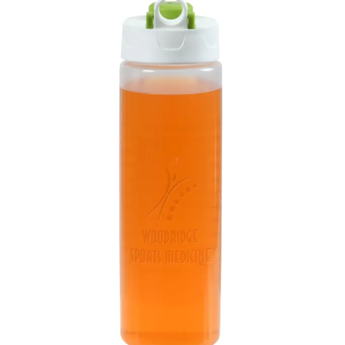 Debossed Imprint Sport Bottle with Pop Up Lid - 24 oz.