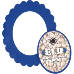 Deco Magnetic Photo Frame - Scalloped Oval