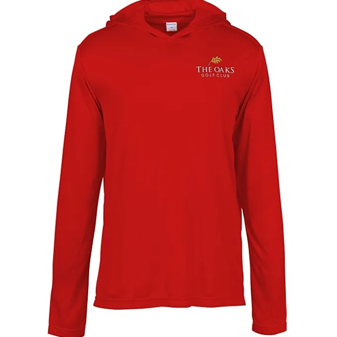 Defender Performance Hooded T-Shirt - Men's - Embroidered