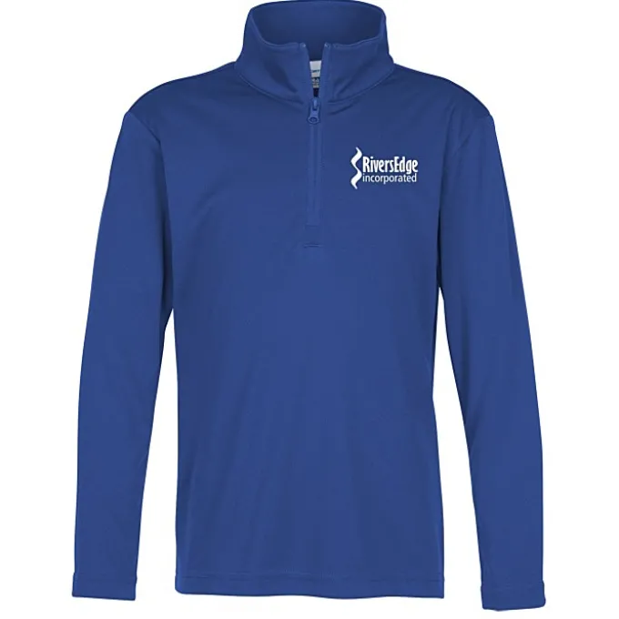 Defender Performance 1/4-Zip Pullover - Youth - Screen