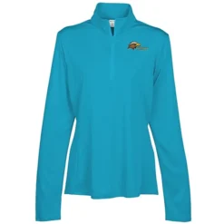 Defender Performance 1/4-Zip Pullover - Ladies' - Embroidered - 24 hr