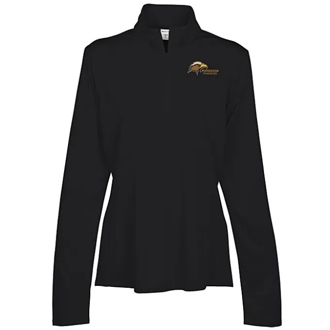 Defender Performance 1/4-Zip Pullover - Ladies' - Embroidered - 24 hr