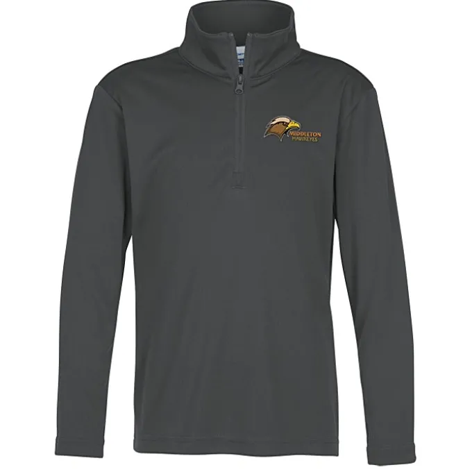 Defender Performance 1/4-Zip Pullover - Youth - Embroidered